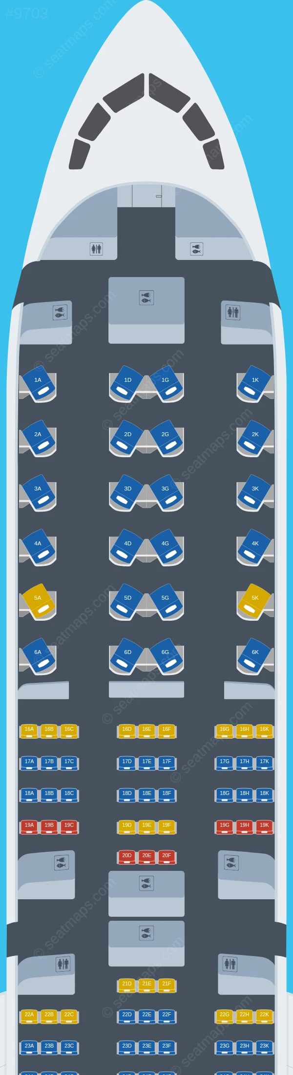 Vietnam Airlines Boeing 787-10 seatmap preview