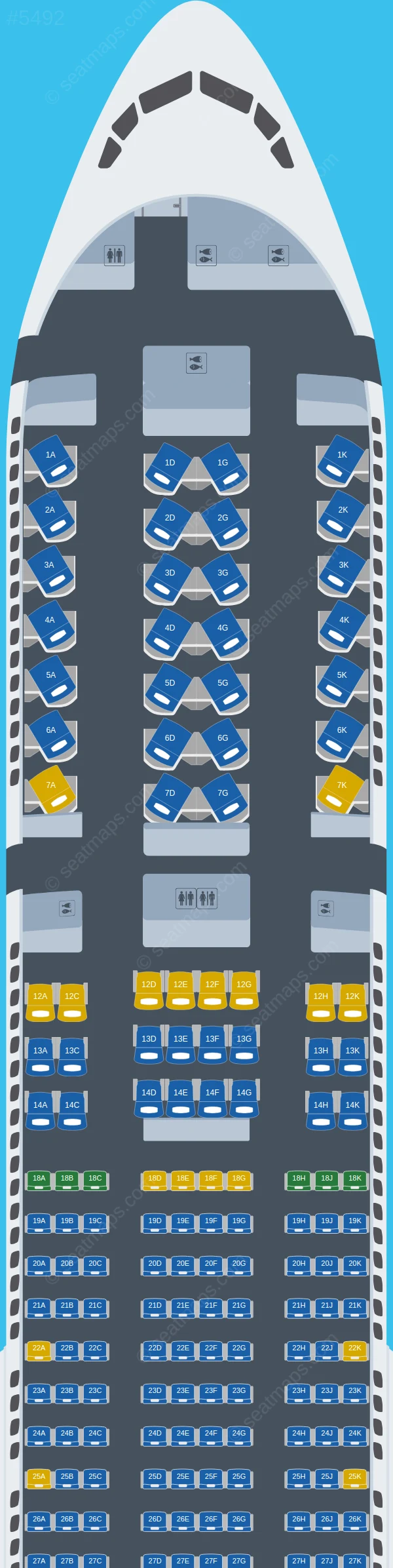 Air Canada Boeing 777-300ER V.2 seatmap preview