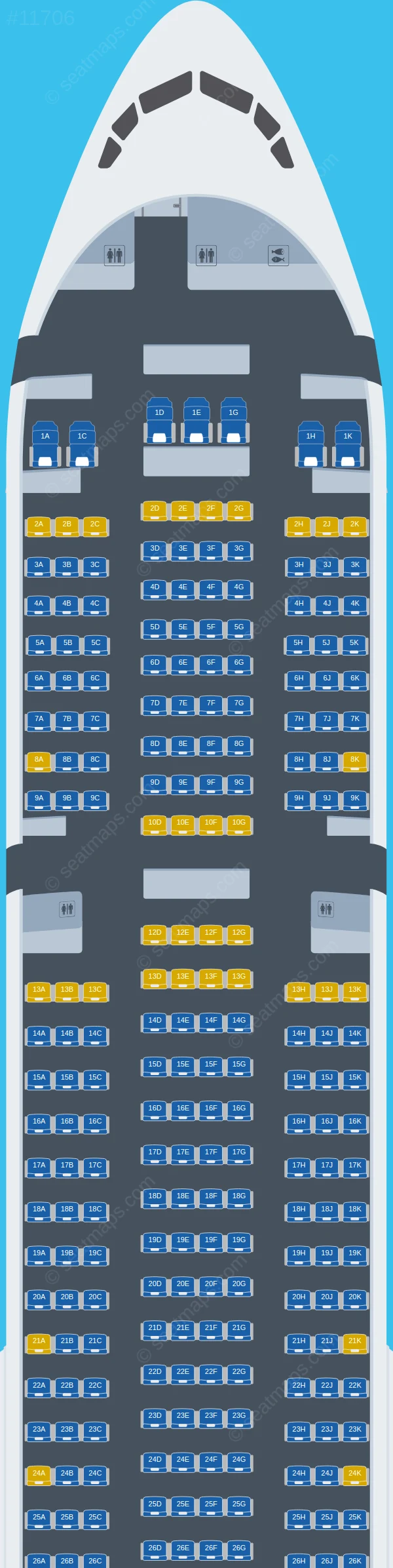 IndiGo Boeing 777-300ER V.2 seatmap preview