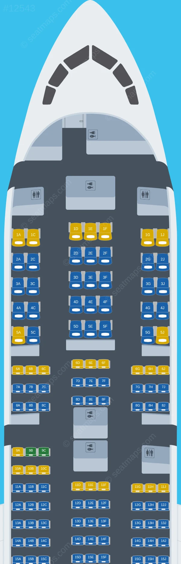 Air Premia Boeing 787-9 V.3 seatmap preview