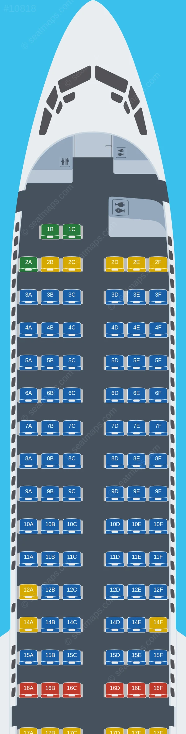 Malta Air Boeing 737 MAX 8-200 seatmap preview