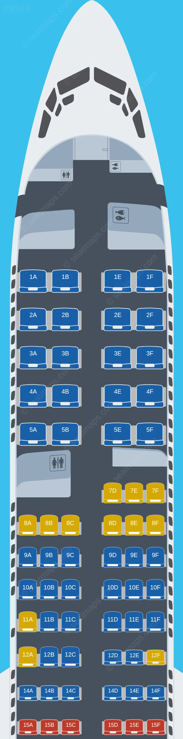 United Boeing 737-900 seatmap preview
