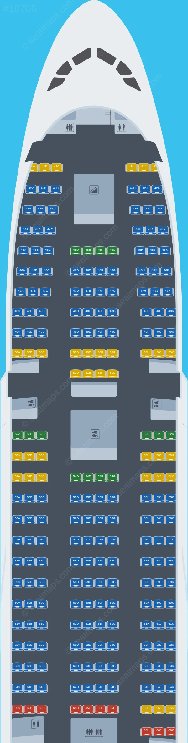 Emirates Airbus A380-800 V.3 seatmap preview