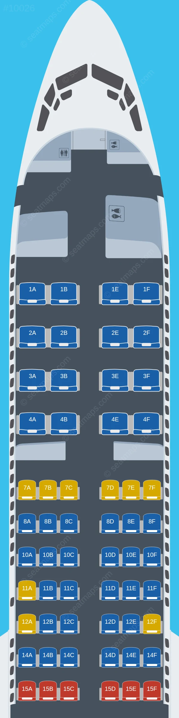 United Boeing 737 MAX 8 seatmap preview